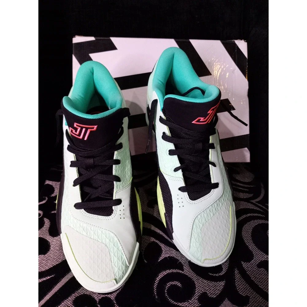 Jordan Tatum 2 Easter Mint Foam Hyper Pink Basketball Shoes FJ6457-300 Mens 10.5
